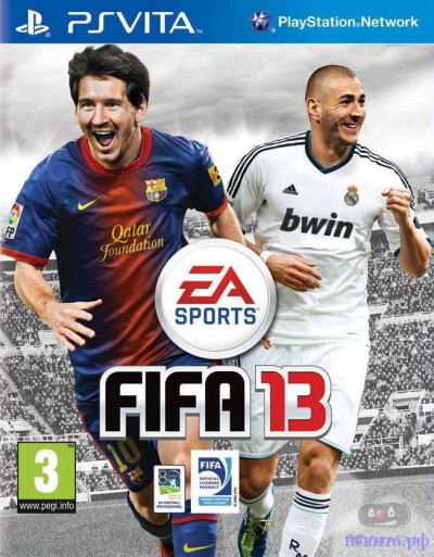 Оригинальная обложка Fifa13 на PS Vita